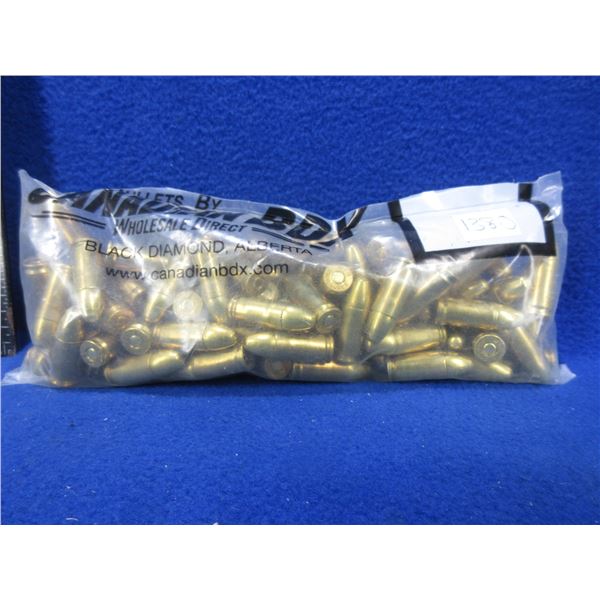 9MM Luger Canadian BDX Cartridges - Bag of 100