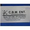 Image 2 : 9MM 147 CMJ Factory Reloads by C.B.M. Ent. - Box of 50