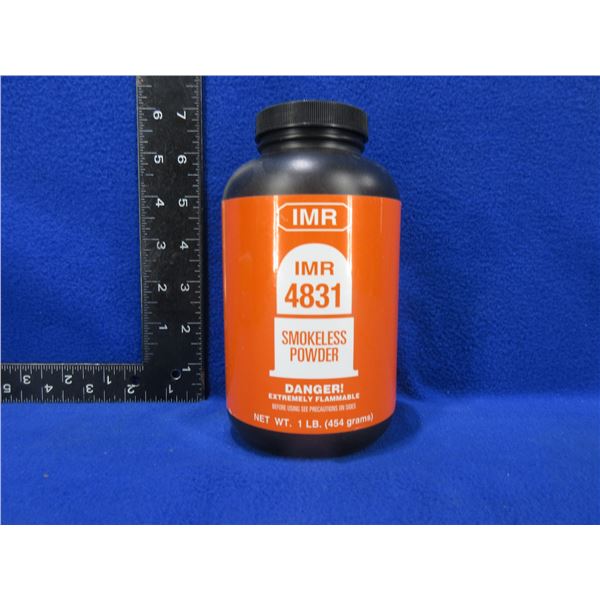 IMR 4831 Smokeless Powder - 324 Grams Including Tub