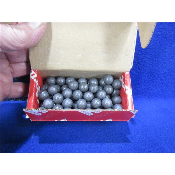 .451 Hornady Lead Round Balls - Box of 100 Appears Full