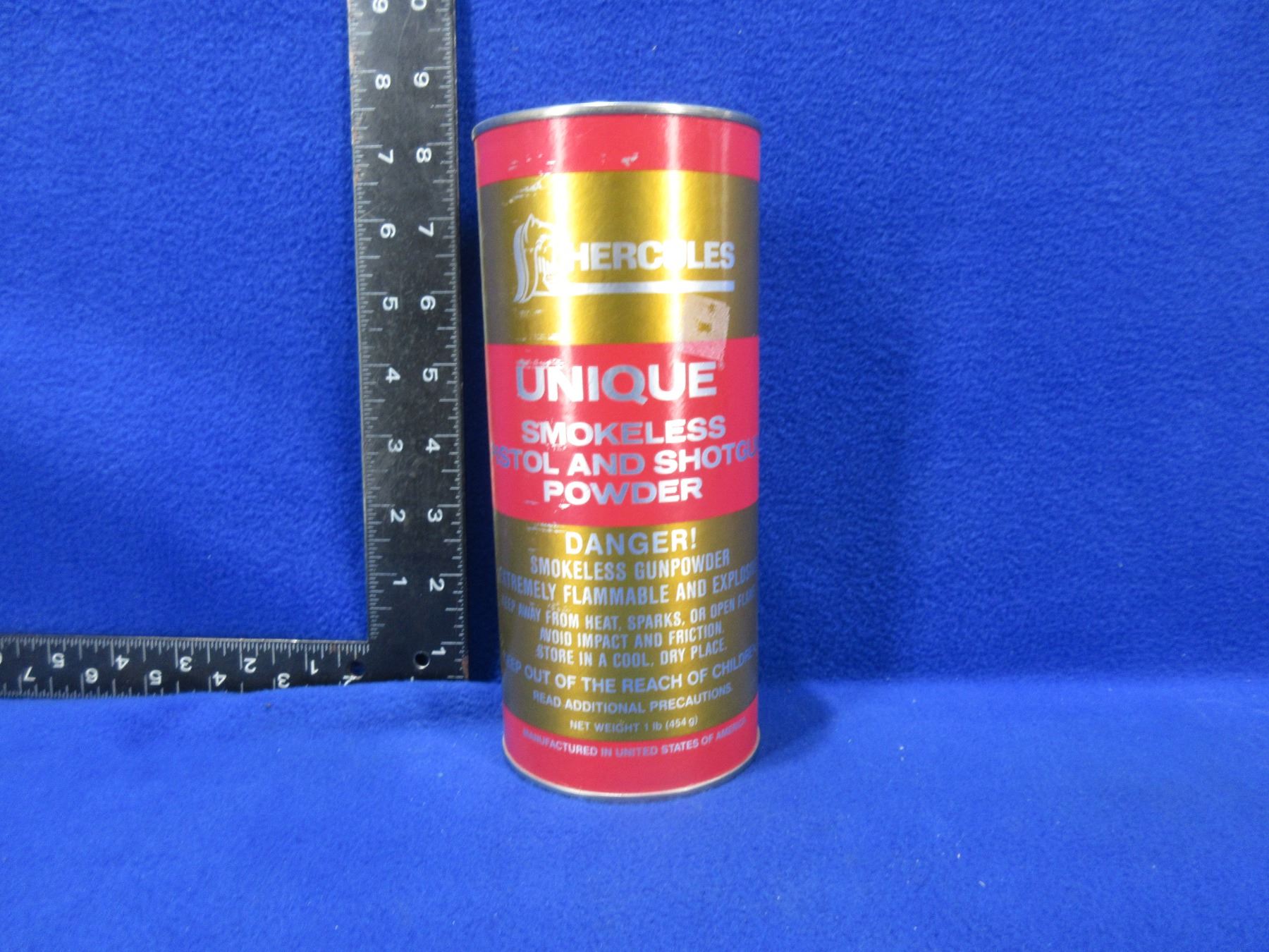 Hercules Unique Pistol and Shotgun Powder