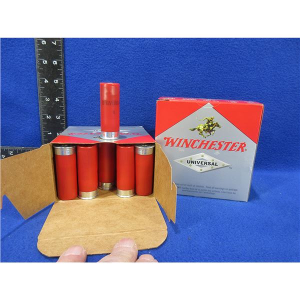 12 Ga 2 3/4" 4 Shot Winchester Universal Shotshells
