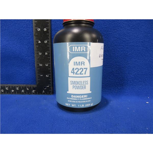 IMR 4227 Smokeless Powder - Sealed 1 lb Tub