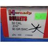 Image 2 : 32 Cal. .314" 90gr SWC Hornady Bullets - Box of Approx. 500