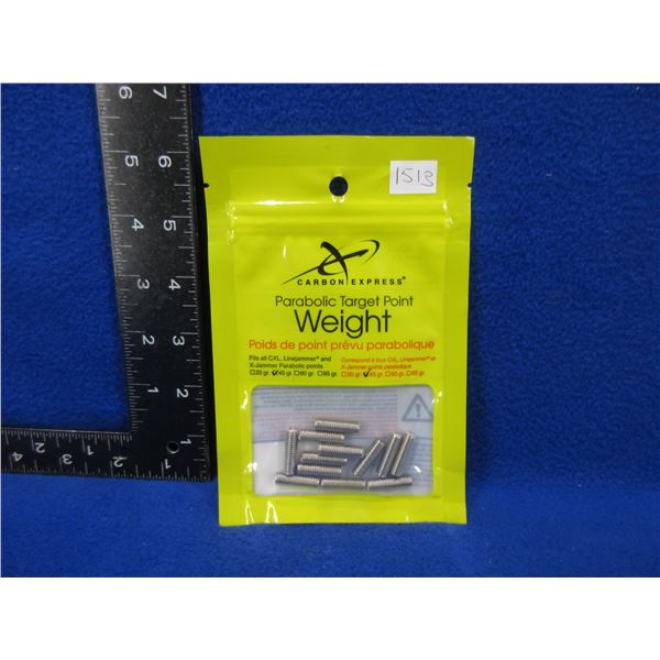 NEW - Carbon Express Parabolic Target Point Weight