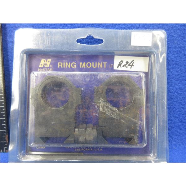 NEW - NcStar 30MM/1" High Scope Rings - Item # R24