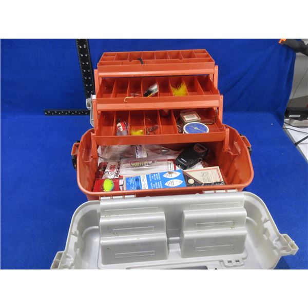 Plano Tackle Box with Lures, Weights Etc.