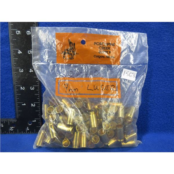 Brass Only - 9MM Luger Unprimed - Bag of 100