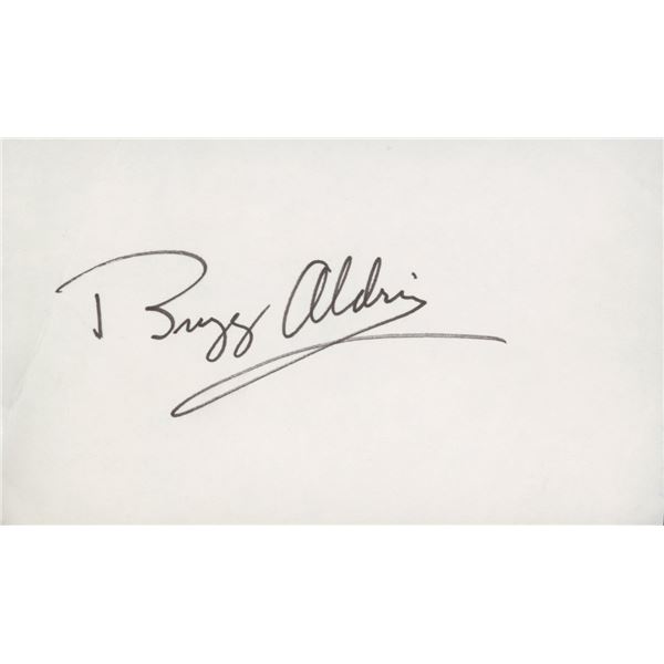 Astronaut Buzz Aldrin signature cut