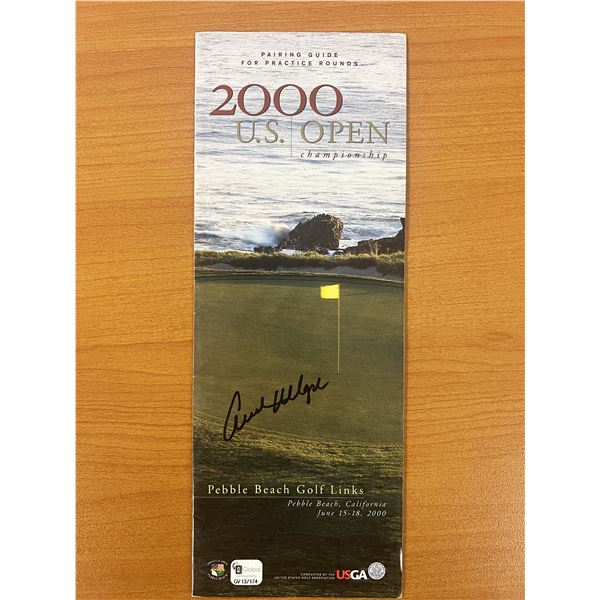2000 Pebble Beach 100th U.S. Open Championship Andrew Magee signed program - Global Authenticated