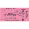 Image 1 : Wink Martindale signed Tic, Tac Dough admission ticket