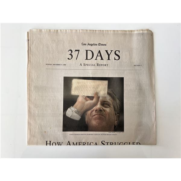 LA Times 12/17/00- 37 Day Special Report
