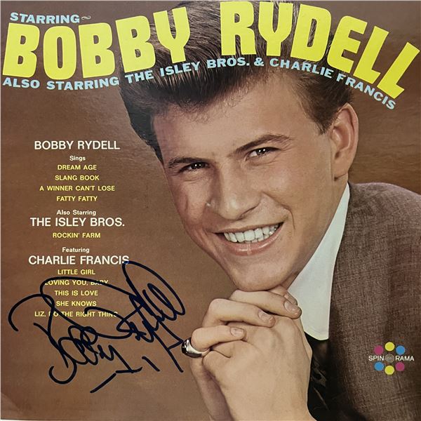 Bobby Rydell Starring signed album