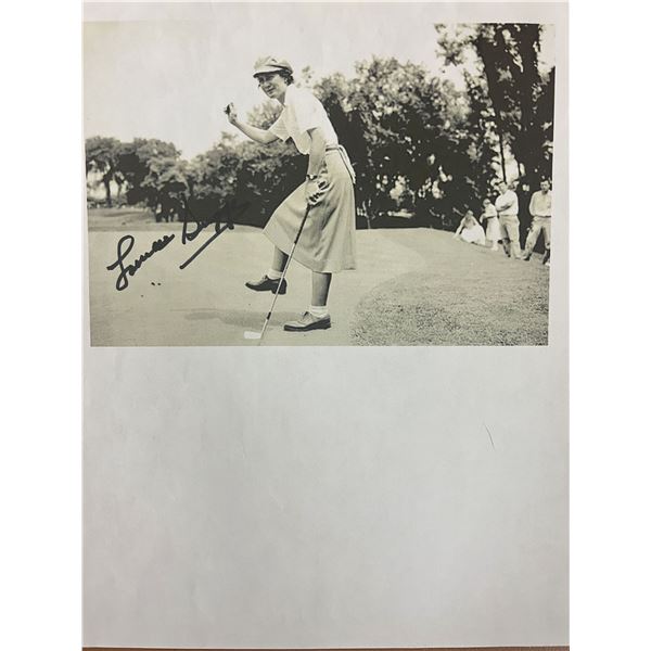LPGA Tour founder Louise Suggs signed photo