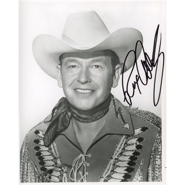 Rex Allen signed photo