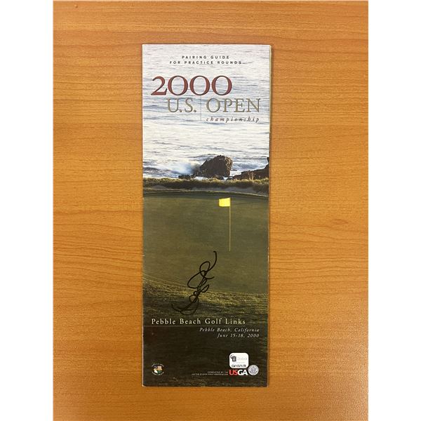 2000 Pebble Beach 100th U.S. Open Championship Dennis Paulson signed program - Global Authenticated