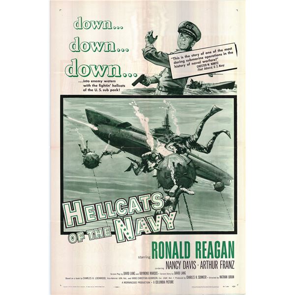 Hellcats of the Navy Original 1957 Vintage One Sheet Poster