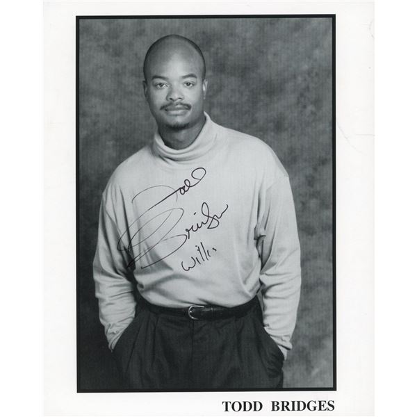 Todd Bridges signed photo