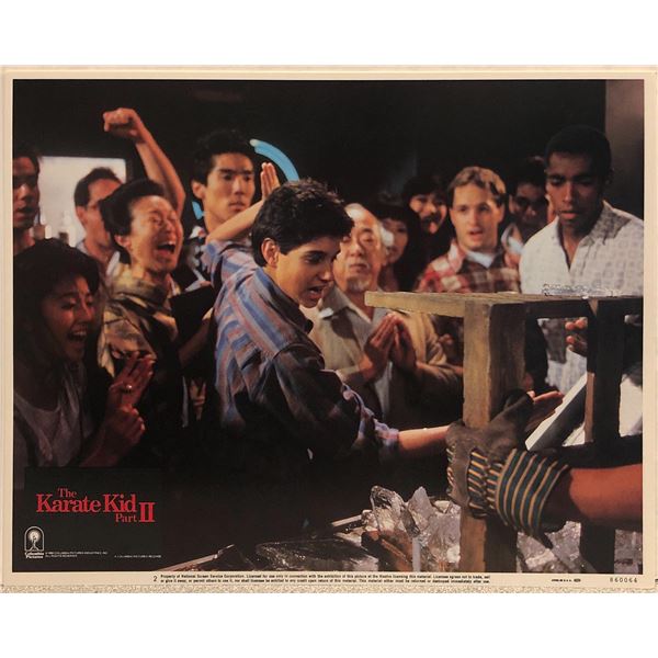 The Karate Kid Part II original 1986 vintage lobby card