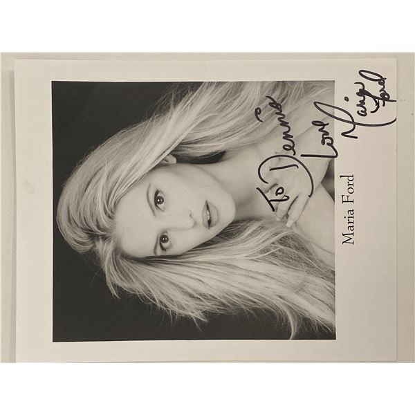 Maria Ford signed photo