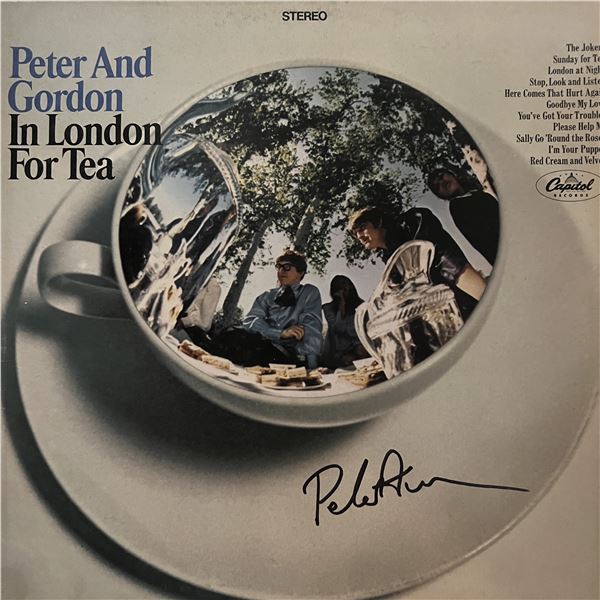 Peter And Gordon In London For Tea signed album