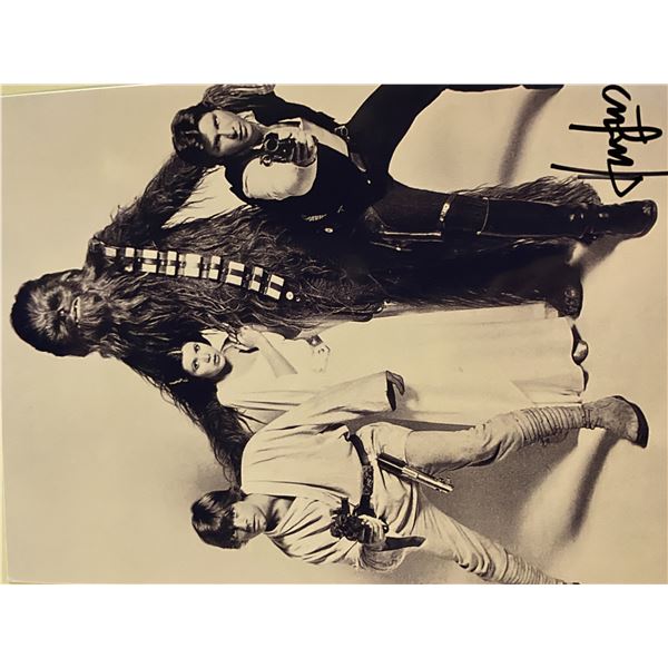 Star Wars Harrison Ford signed movie photo. 8x10 inches