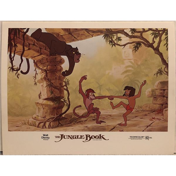 Disney The Jungle Book original 1978R vintage lobby card
