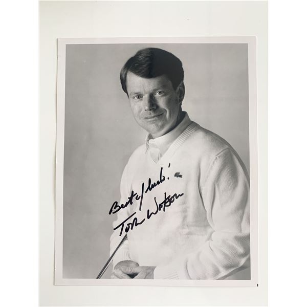 Tom Watson Signed Photo