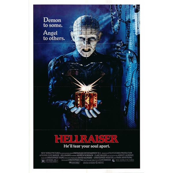 Hellraiser Original 1987 Vintage One Sheet Poster