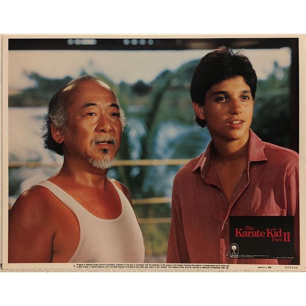 The Karate Kid Part II original 1986 vintage lobby card