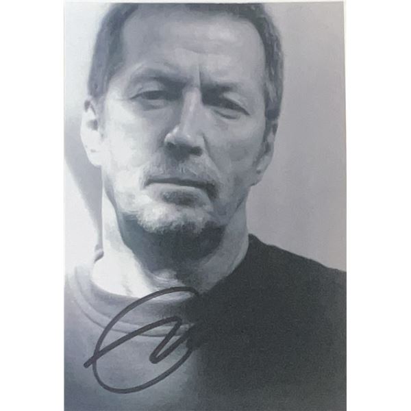 Eric Clapton signed photo