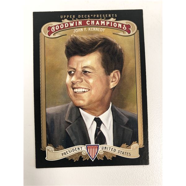 2012 Upper Deck Goodwin Champions John F. Kennedy #72