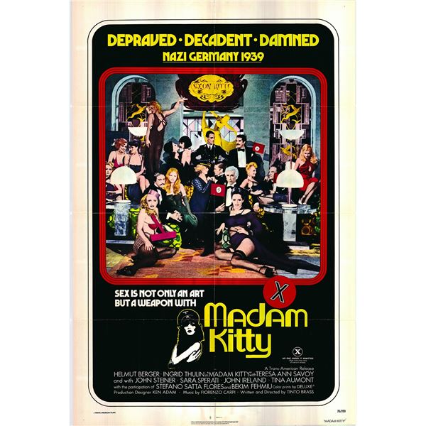 Madam Kitty Original 1976 Vintage One Sheet Poster