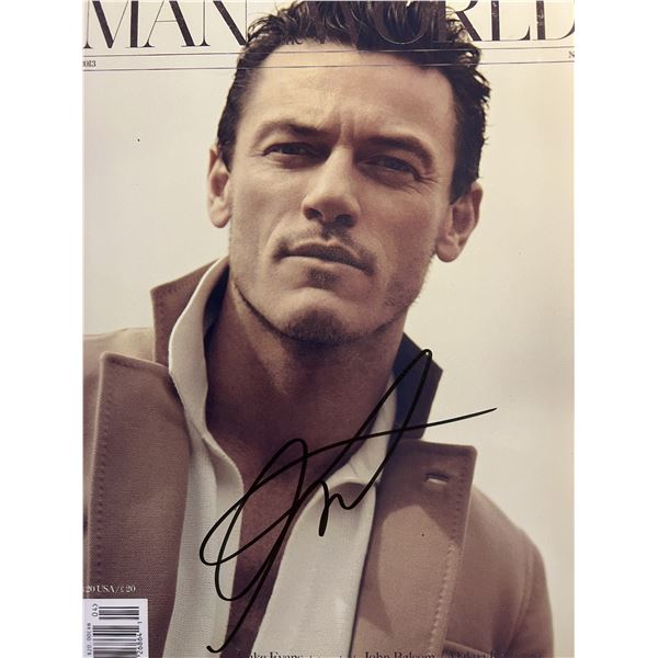 Luke Evans signed photo
