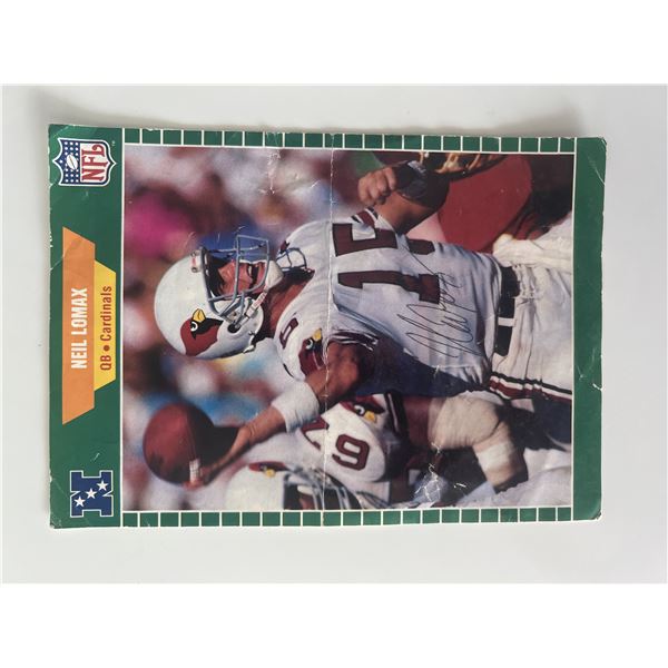 NFL player Neil Lomax signed photo