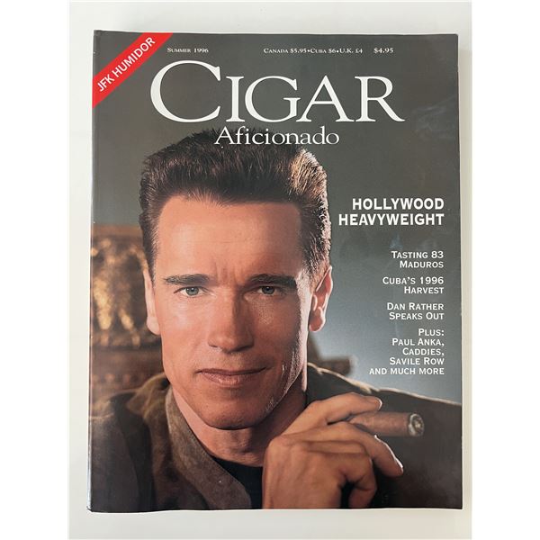 Cigar Aficionado Arnold Schwarzenegger edition- 1996