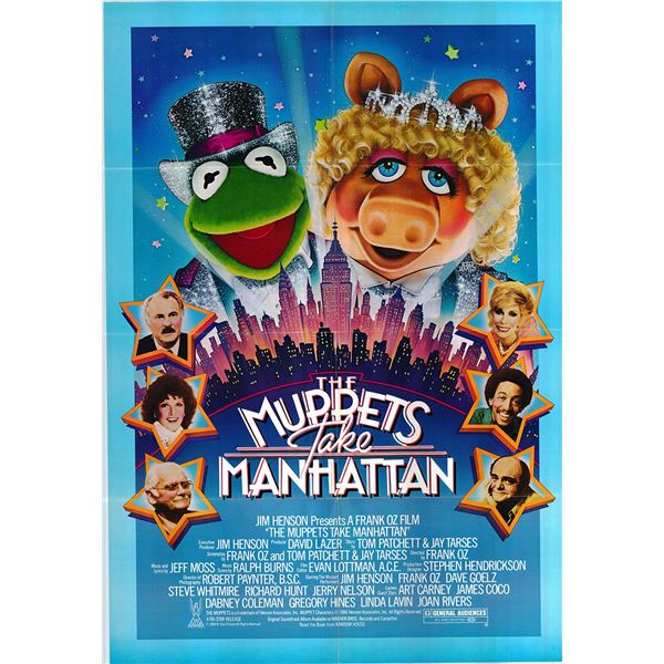 The Muppets Take Manhattan Original 1984 Vintage One Sheet Poster