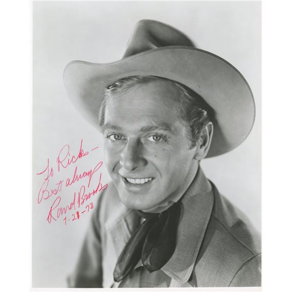 Rand Brooks signed photo