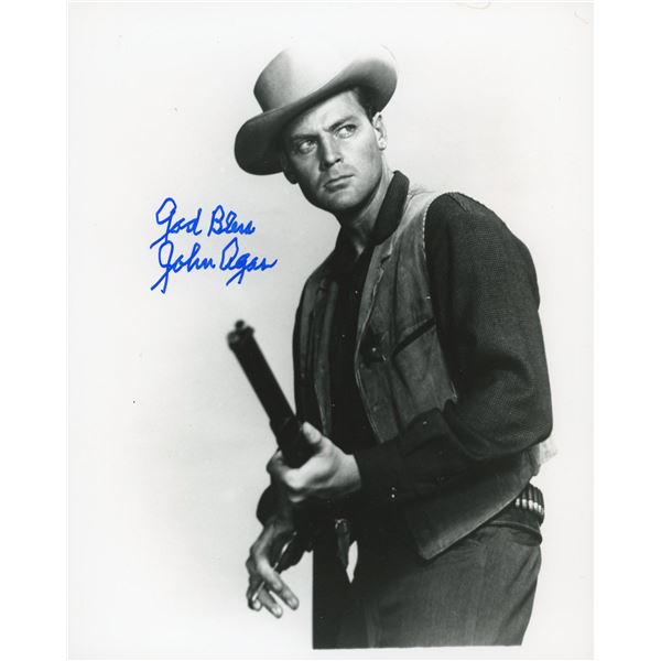 John Agar signed photo