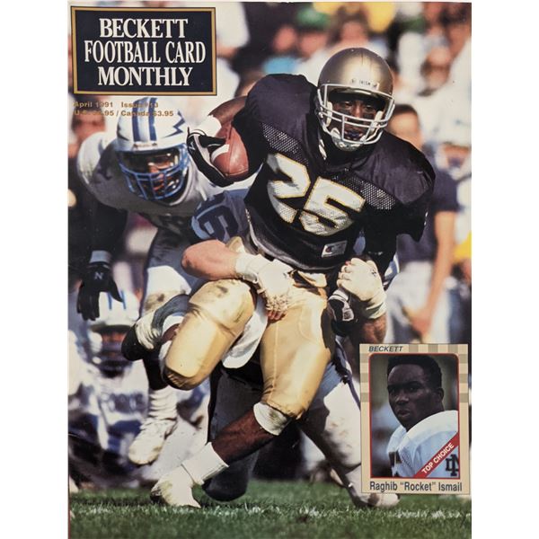 Beckett Football Card Monthly Magazine April 1991