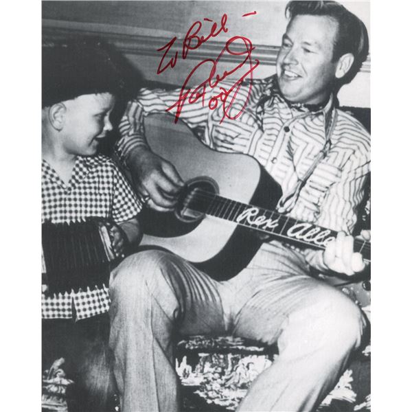 Rex Allen signed photo