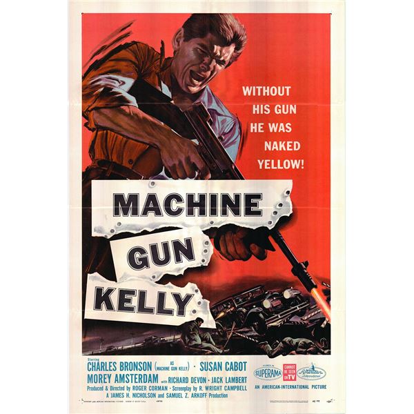 Machine Gun Kelly Original 1958 Vintage One Sheet Poster