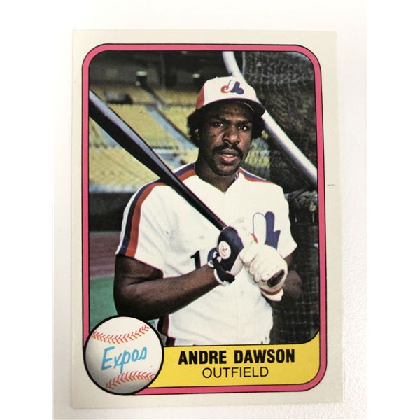 1981 Fleer Baseball Card Andre Dawson Expos  #145