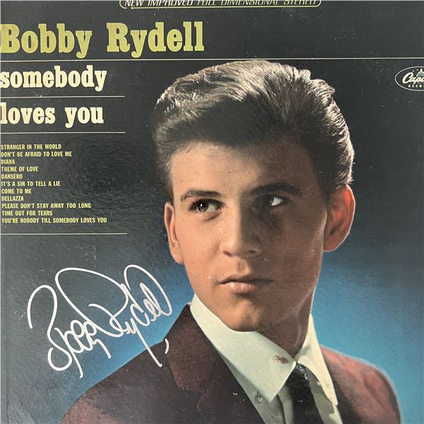 Bobby Rydell Somebody Loves You signed album