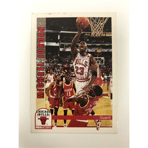NBA Hoops #30 Michael Jordan basketball card
