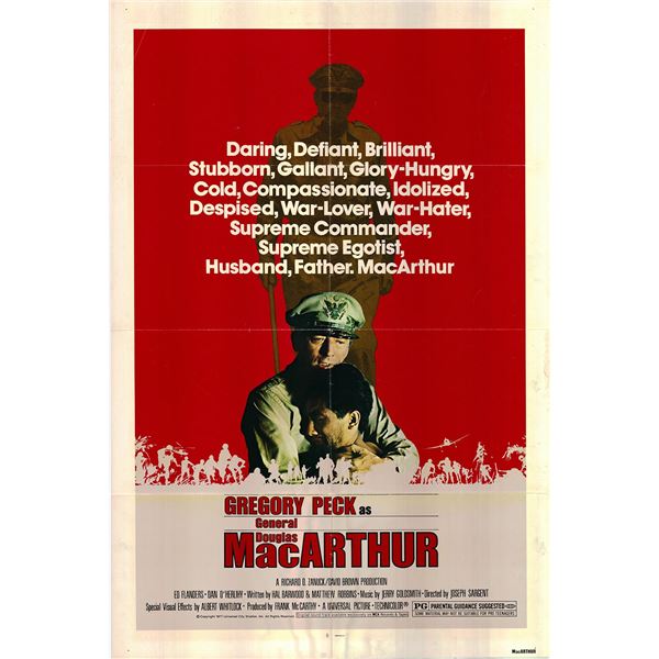 MacArthur Original 1977 Vintage One Sheet Poster