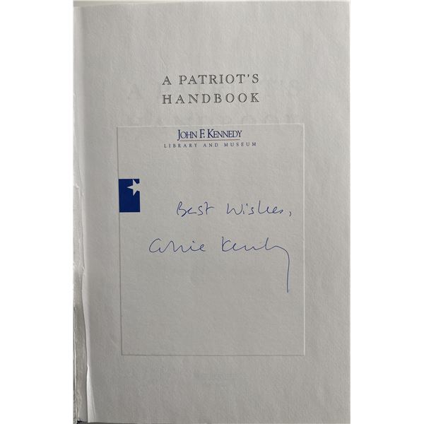 Caroline Kennedy signed book