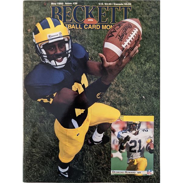 Beckett Football Card Monthly Magazine May 1992 Issue #26