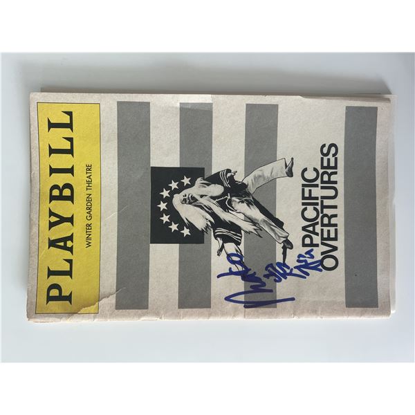 Mako signed Pacific Overtures playbill