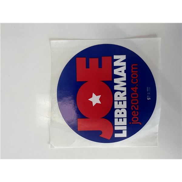 2004 Joe Lieberman campaign sticker